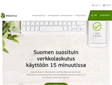 Tablet Screenshot of maventa.com